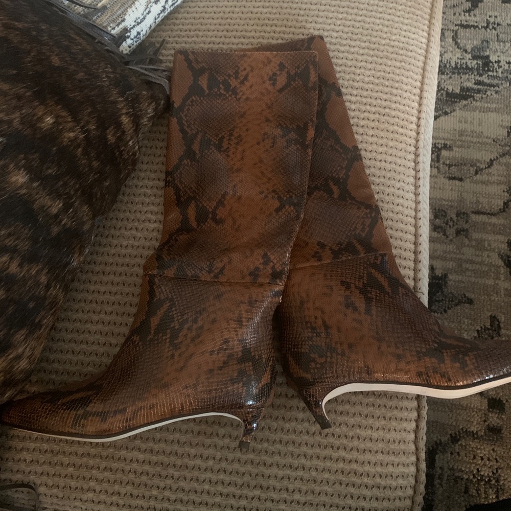 NWOT Jimmy Choo Snakeskin Boots